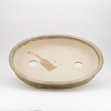 Lade das Bild in den Galerie-Viewer, Bonsaischale tk-bonsaipots - oval, grünlich/grau