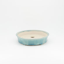 Lade das Bild in den Galerie-Viewer, Bonsaischale tk-bonsaipots - oval, hellblau-türkis