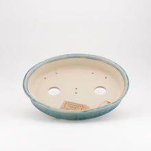 Lade das Bild in den Galerie-Viewer, Bonsaischale tk-bonsaipots - oval, hellblau-türkis