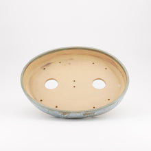Lade das Bild in den Galerie-Viewer, Bonsaischale tk-bonsaipots - oval, hellblau/braun