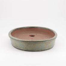 Lade das Bild in den Galerie-Viewer, Bonsaischale tk-bonsaipots - oval, olivgrün/blaulich
