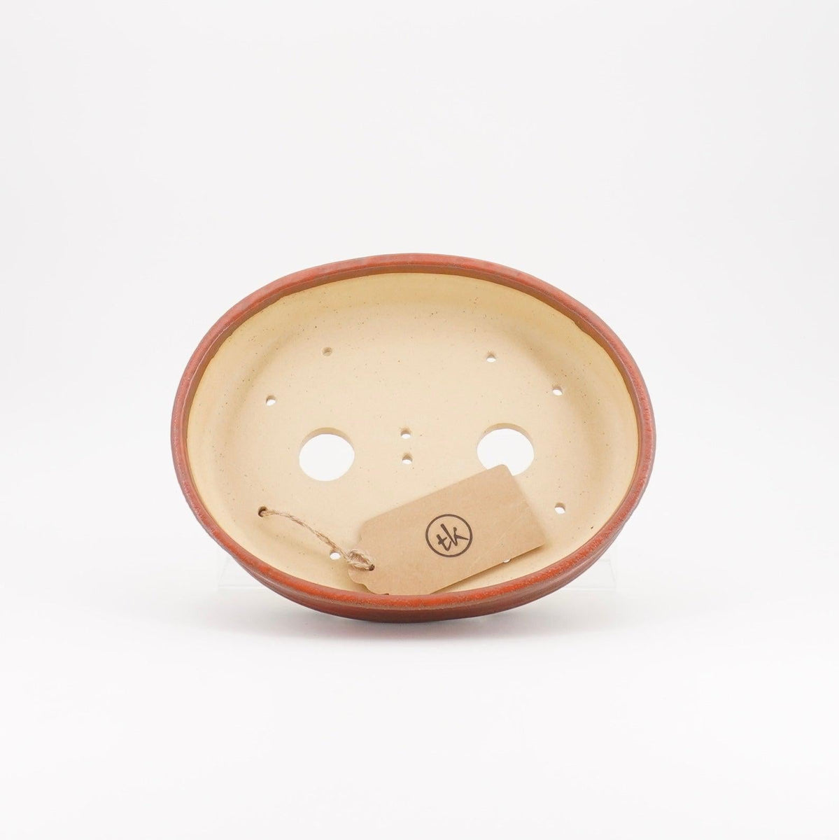 Bonsaischale tkbonsaipots oval, rot Bonsai Gilde