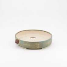 Lade das Bild in den Galerie-Viewer, tk-bonsaipots - oval, bläulich/grün
