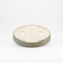 Lade das Bild in den Galerie-Viewer, tk-bonsaipots - oval, bläulich/grün
