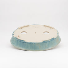 Lade das Bild in den Galerie-Viewer, tk-bonsaipots - oval, hellblau-türkis
