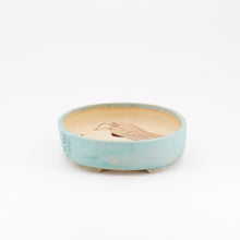 Lade das Bild in den Galerie-Viewer, tk-bonsaipots - oval, türkis
