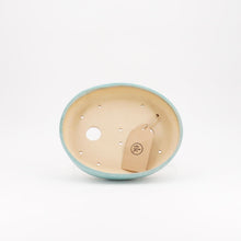 Lade das Bild in den Galerie-Viewer, tk-bonsaipots - oval, türkis
